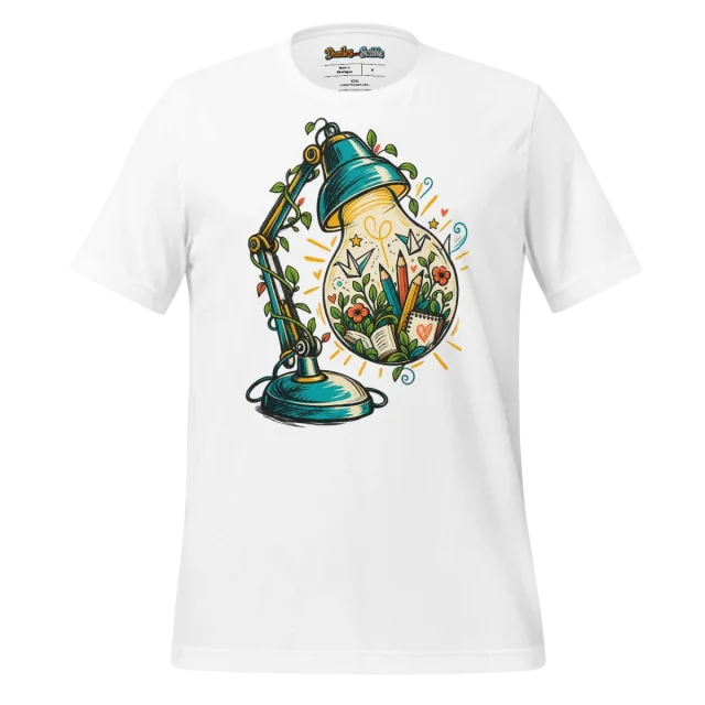 Creativity Bulb Doodle T Shirt Vibrant Ignite Ideas Art