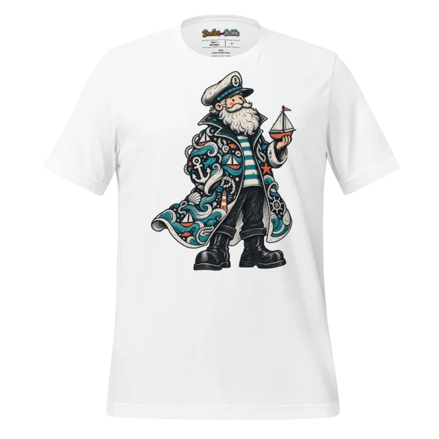 Nautical Captain T Shirt Timeless Seafarer Art