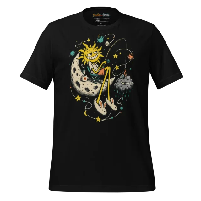 Smiling Sun T Shirt Cute Summer Doodle alternate view