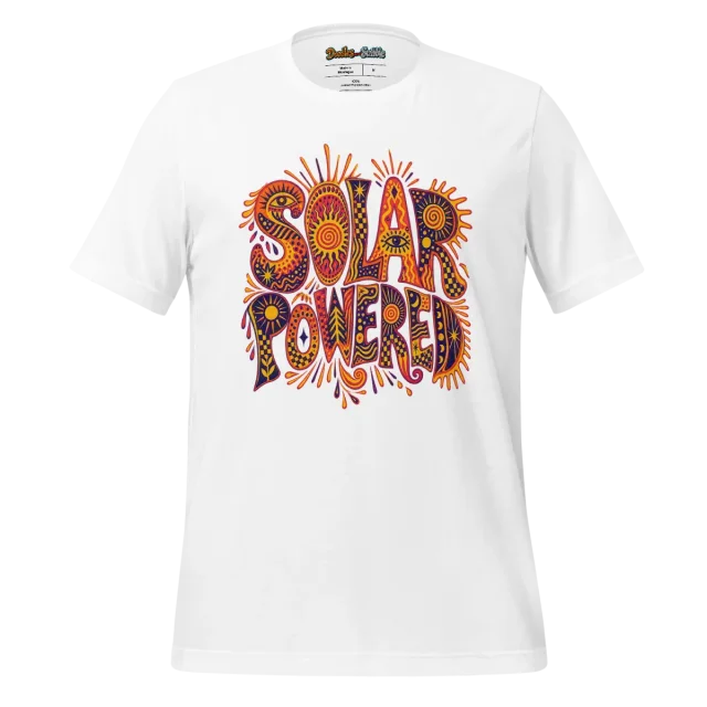 Happy Sun T Shirt Colourful Rays Doodle