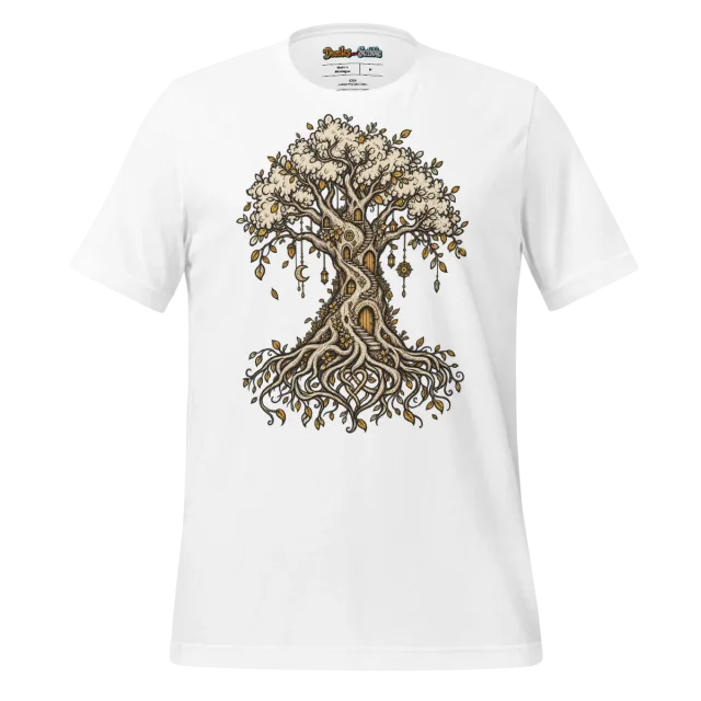 Ancestral Tree T Shirt Mythic Roots Doodle