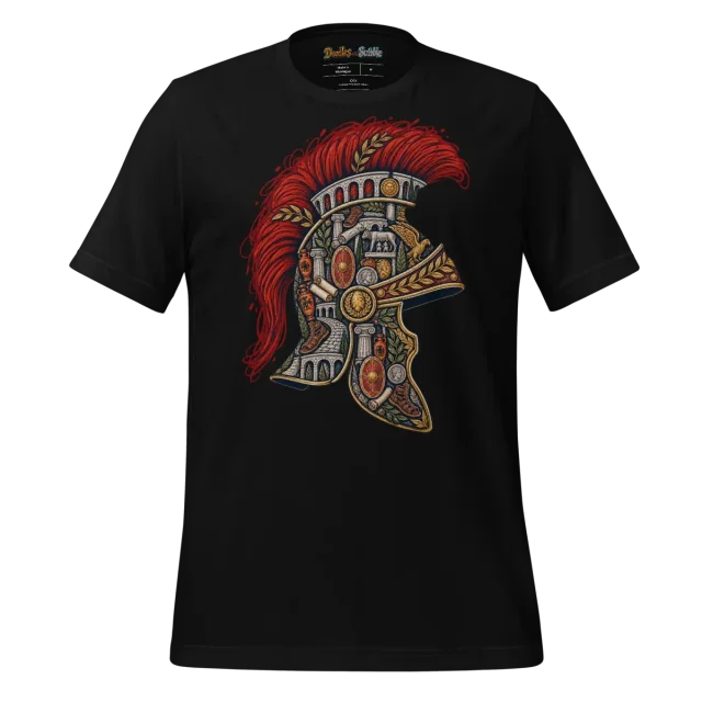 Roman Centurion T Shirt Ancient Warrior Doodle alternate view