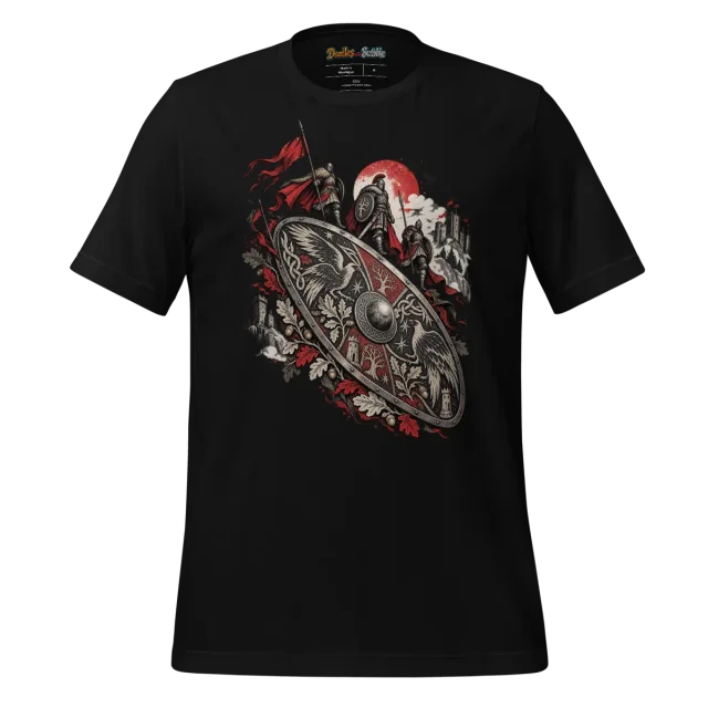 Warriors Assembly T Shirt with Epic Saga Imagery alternate view