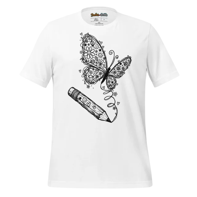 Butterfly Bloom T Shirt Nature’s Sketch
