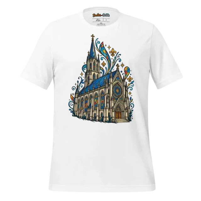 Stained Glass Church T Shirt Architectural Majesty
