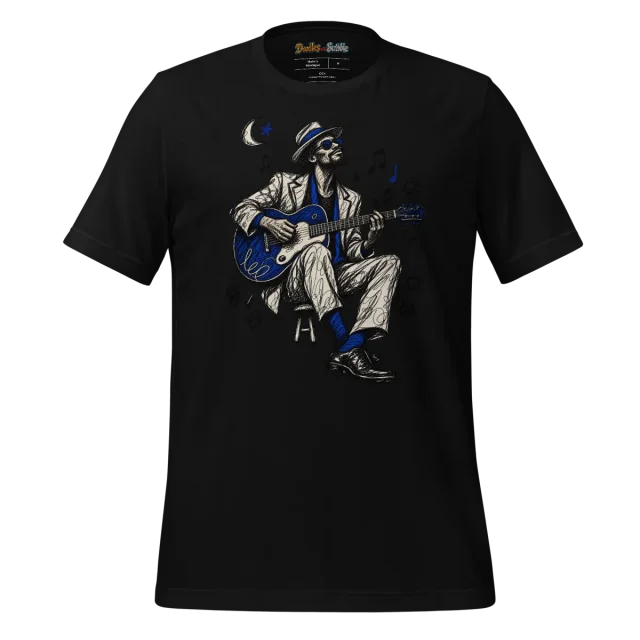 Blues Serenade T Shirt Rhythmic Music Artwork alternate view