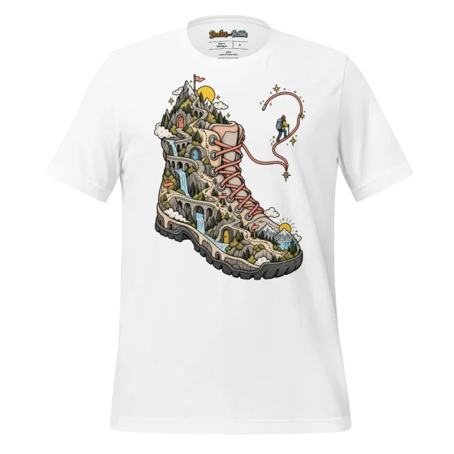 Abstract Journey T Shirt Pathfinder Doodle Design