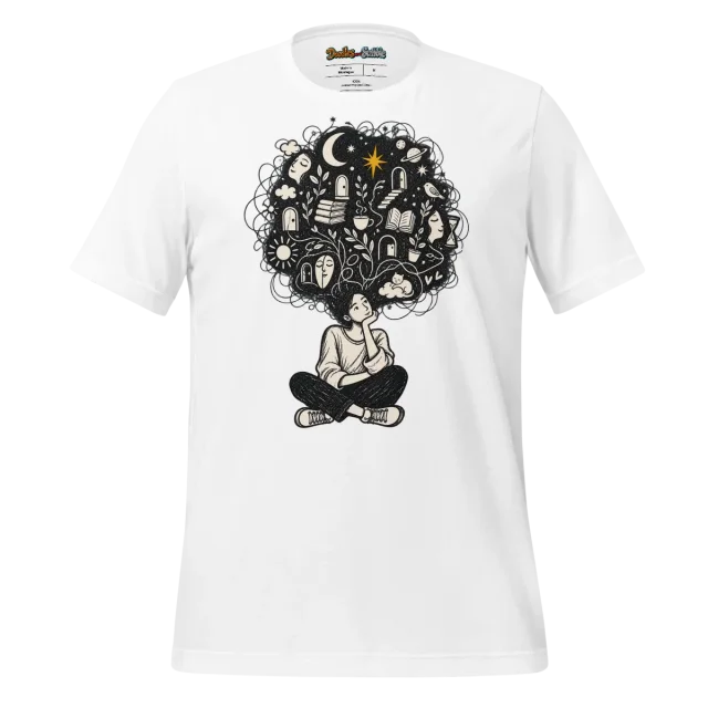 Abstract Contemplation T Shirt Zen Doodle Art