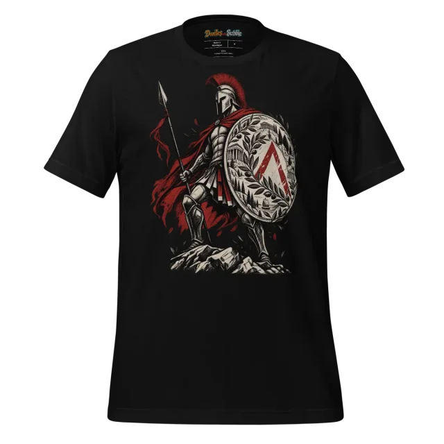 Stoic Spartan T Shirt Warrior's Etch Design alternate view