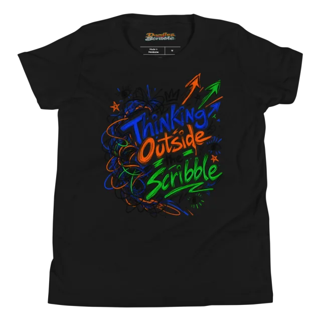 Thinking Outside the Scribble Youth T Shirt alternate view