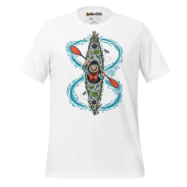 Paddler Paradise T Shirt Soulful Scribbles Design