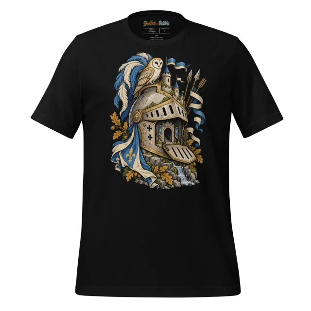 Guardian Helm T Shirt Stoic Defender Design alternate view