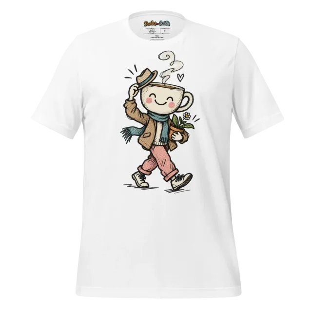 Scribble Character T Shirt with an Affable Doodle Design