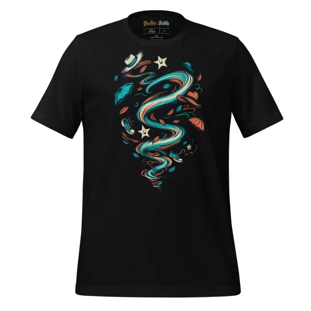Whirlwind T Shirt Spirited Gust Doodle alternate view