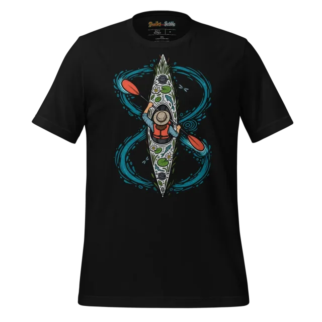 Paddler Paradise T Shirt Soulful Scribbles Design alternate view