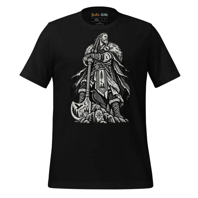 Nordic Warrior T Shirt in Monochrome alternate view