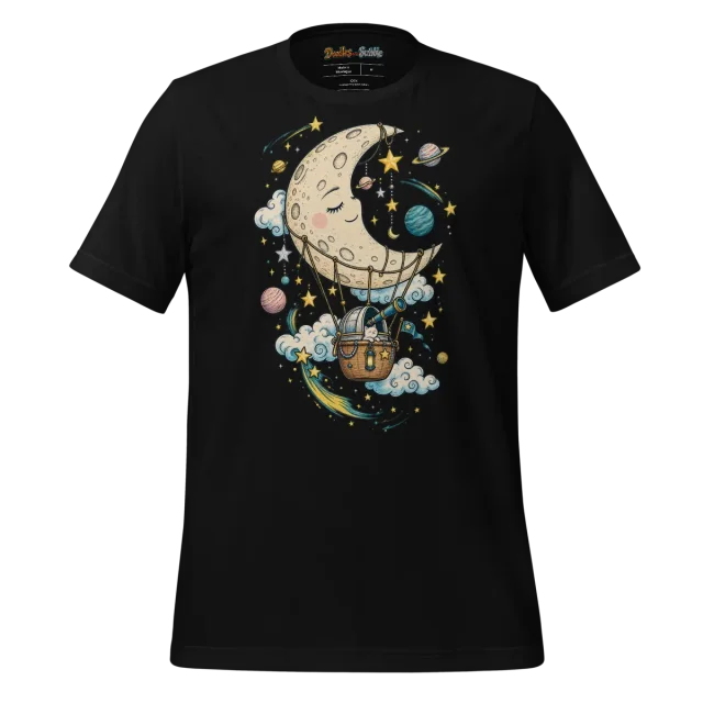 Celestial Journey Doodle T Shirt Interstellar Dreams alternate view