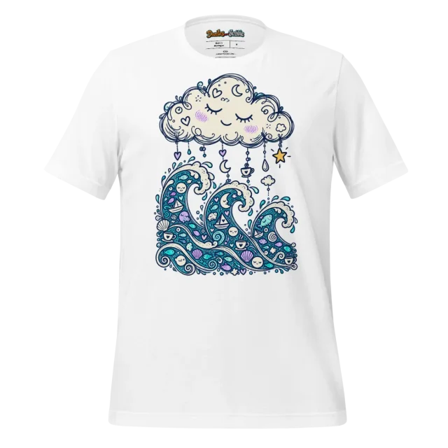 Serenity Swirls T Shirt Calming Currents Doodle