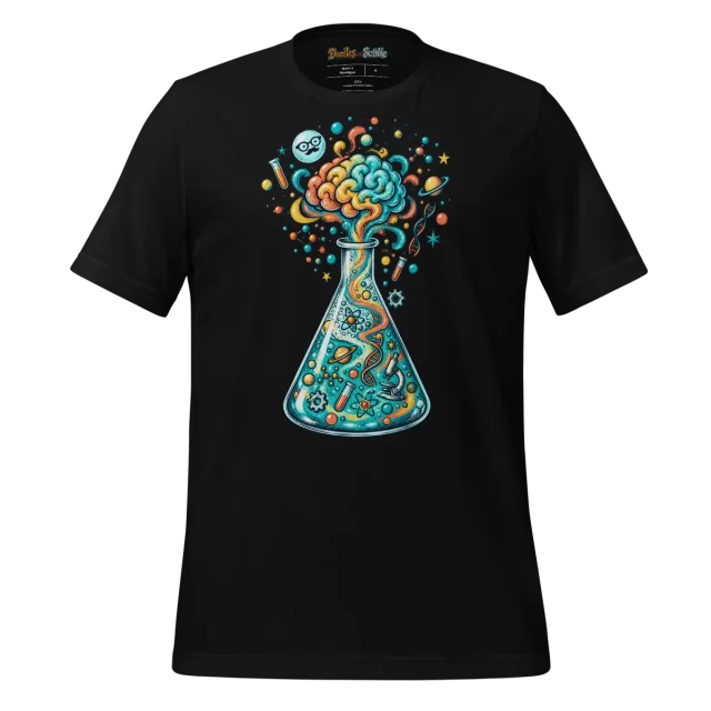Laboratory Genius T Shirt Scientific Scribble alternate view