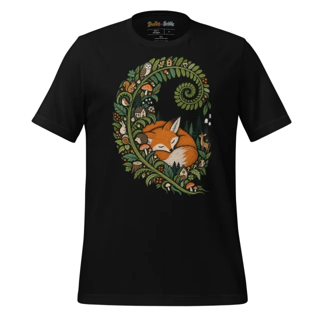 Whimsical Wilderness T Shirt Nature's Heartbeat alternate view