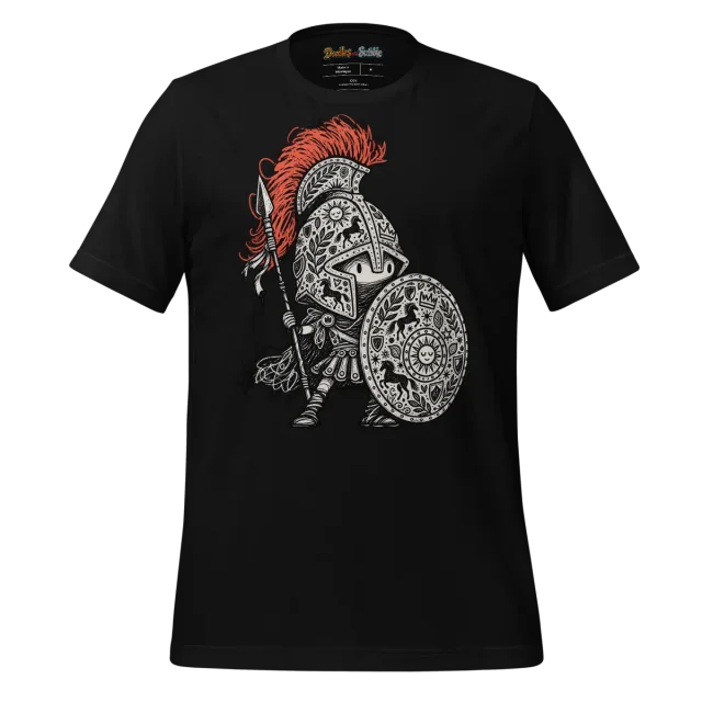 Ancient Warrior T Shirt Timeless Battle Scribble alternate view
