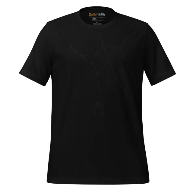 Spider Web Scribble T Shirt for Halloween alternate view