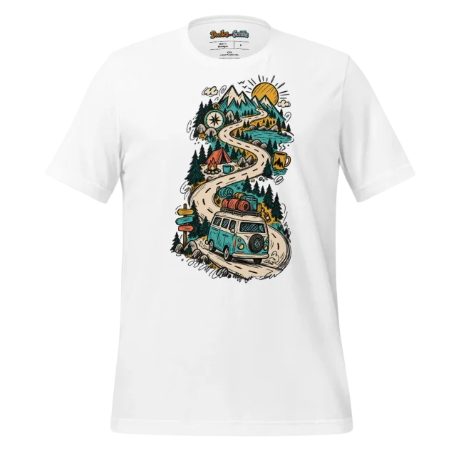 Retro Road Trip T Shirt Urban Wanderer Design