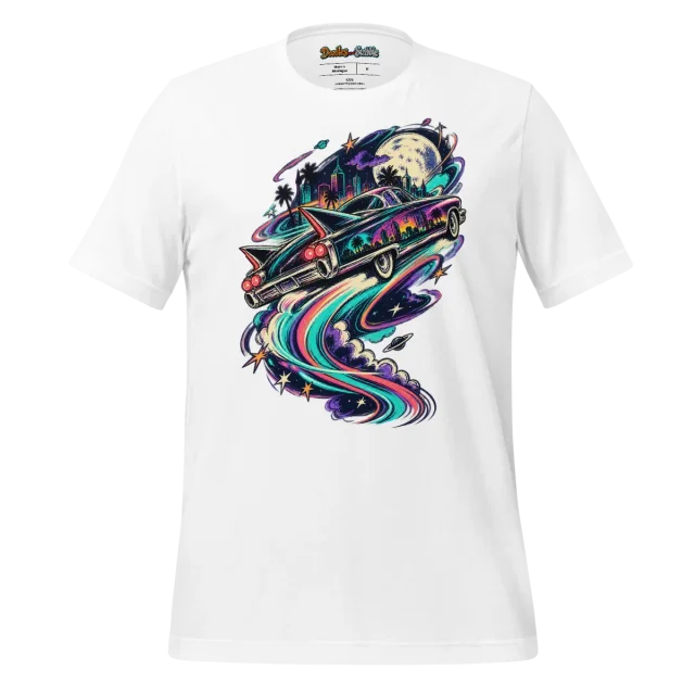 Electric Dream Car T Shirt Midnight Racer Classic Design