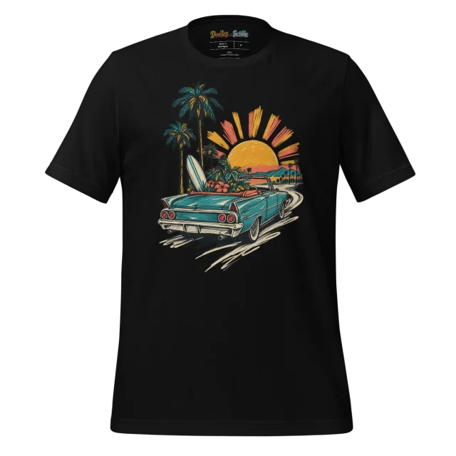 Sunset Boulevard Car T Shirt Nostalgic Automotive Art alternate view