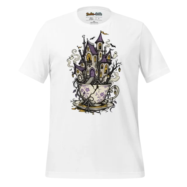 Mystic Manor T Shirt Enigmatic Architecture Doodle