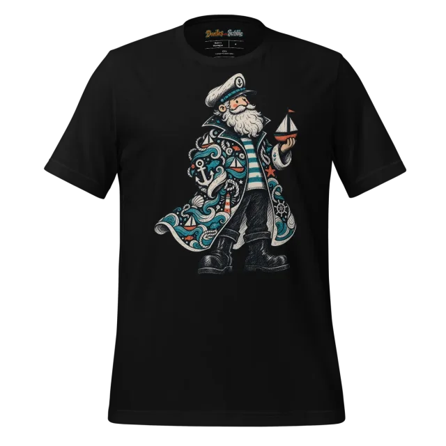 Nautical Captain T Shirt Timeless Seafarer Art alternate view