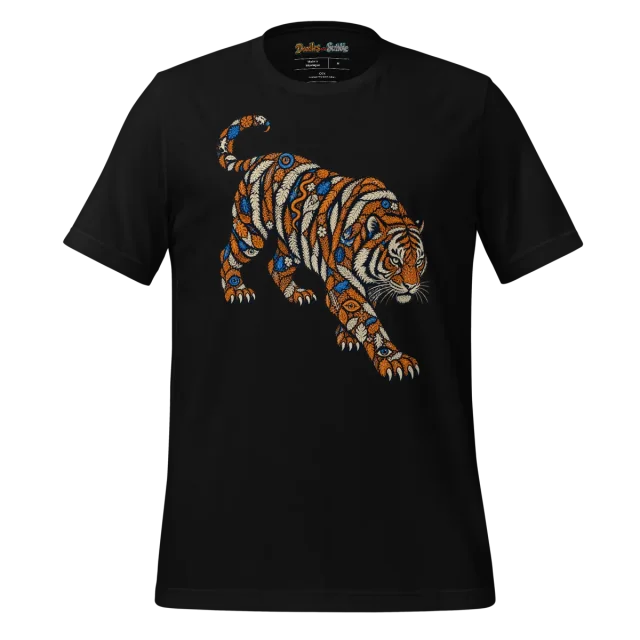 Psychedelic Tiger T Shirt Fierce Radiance alternate view