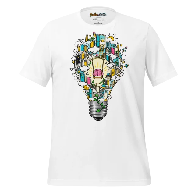 Creative Brainstorm T Shirt Idea Incubator Doodle