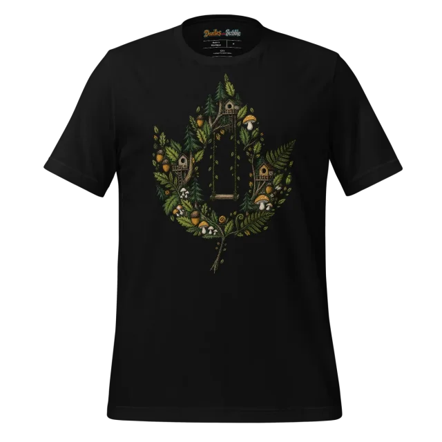 Forest Swing T Shirt Nature's Playground Scribble alternate view