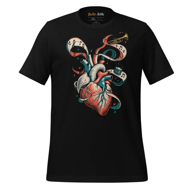 Anatomy Melody T Shirt Rhapsodic Rhythms Doodle alternate view