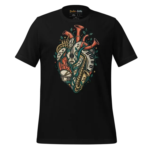 Visceral Vibrations T Shirt Symphony of Life Doodle alternate view