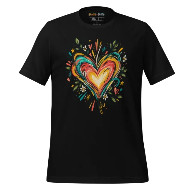 Heartbeat Spectrum T Shirt Radiant Design alternate view