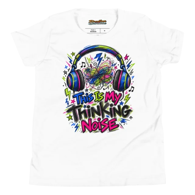 This Is My Thinking Noise Youth T Shirt