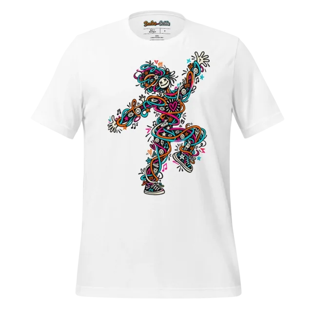 Swirling Abstract Lines T Shirt Whirlwind Rhythms