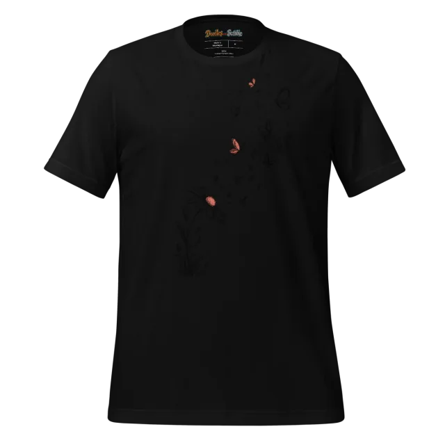 Butterfly Breeze T Shirt Fluttering Freedom Doodle alternate view