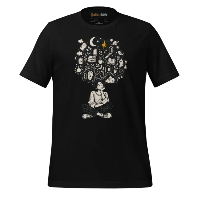 Abstract Contemplation T Shirt Zen Doodle Art alternate view