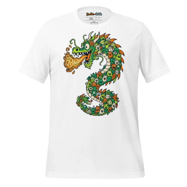 Psychedelic Dragon T Shirt Fiery Fantasies