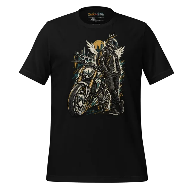 Urban Biker T Shirt with Road Guardian Design alternate view