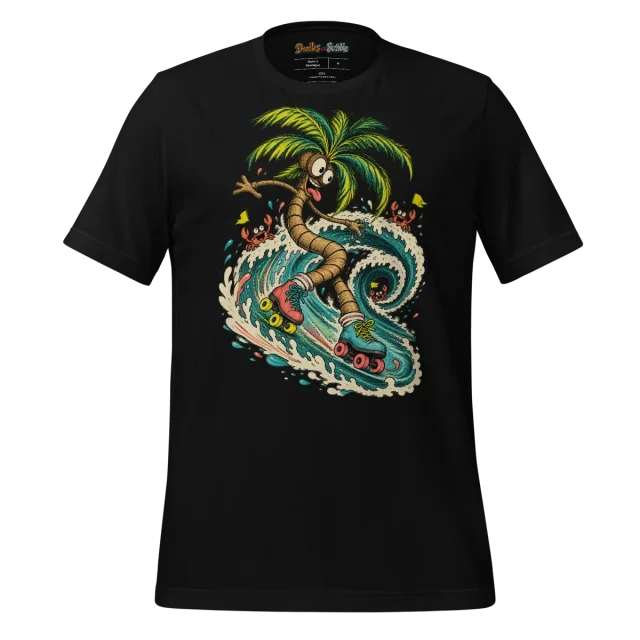 Palm Tree T Shirt Easy Summer Doodle alternate view