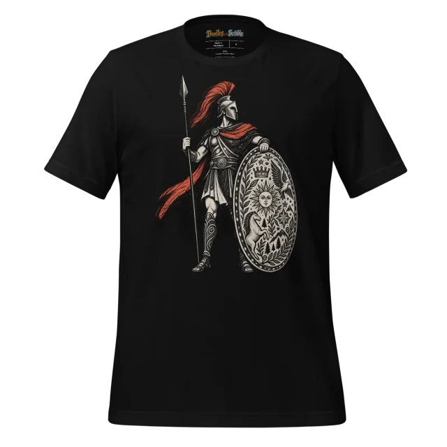 Warrior's Spirit T Shirt Legendary Warrior Art alternate view