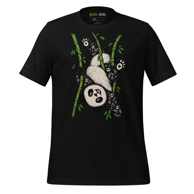 Psychedelic Panda T Shirt Gentle Vibrancy alternate view