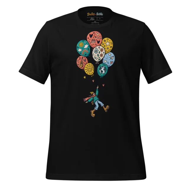 Balloon Bouquet T Shirt Light Hearted Lift Doodle alternate view