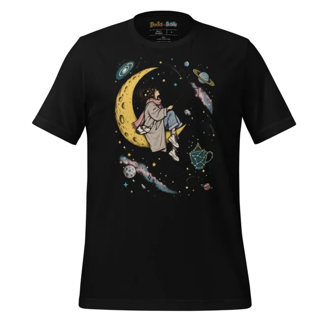 Stardust Doodle T Shirt Cosmic Contemplation alternate view