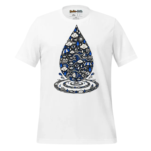 Ripple Effect T Shirt Water's Pulse Doodle