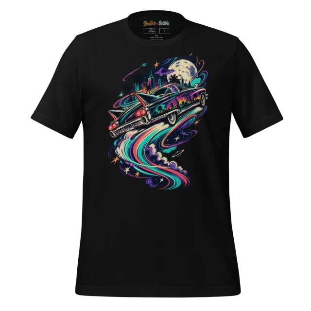 Electric Dream Car T Shirt Midnight Racer Classic Design alternate view